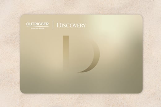 Carte de membre Outrigger DISCOVERY niveau Or