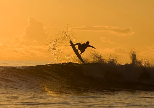 Surf à Castaway Island, Fidji