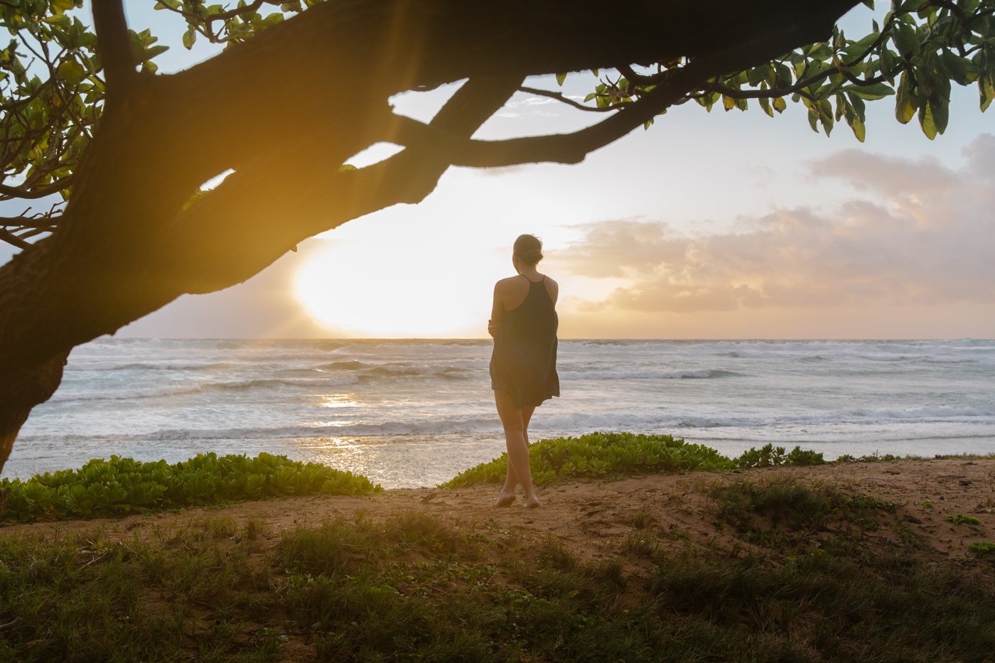 Lever de soleil sur la plage