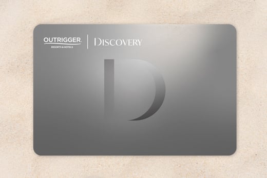 Carte de membre Outrigger DISCOVERY niveau Platine