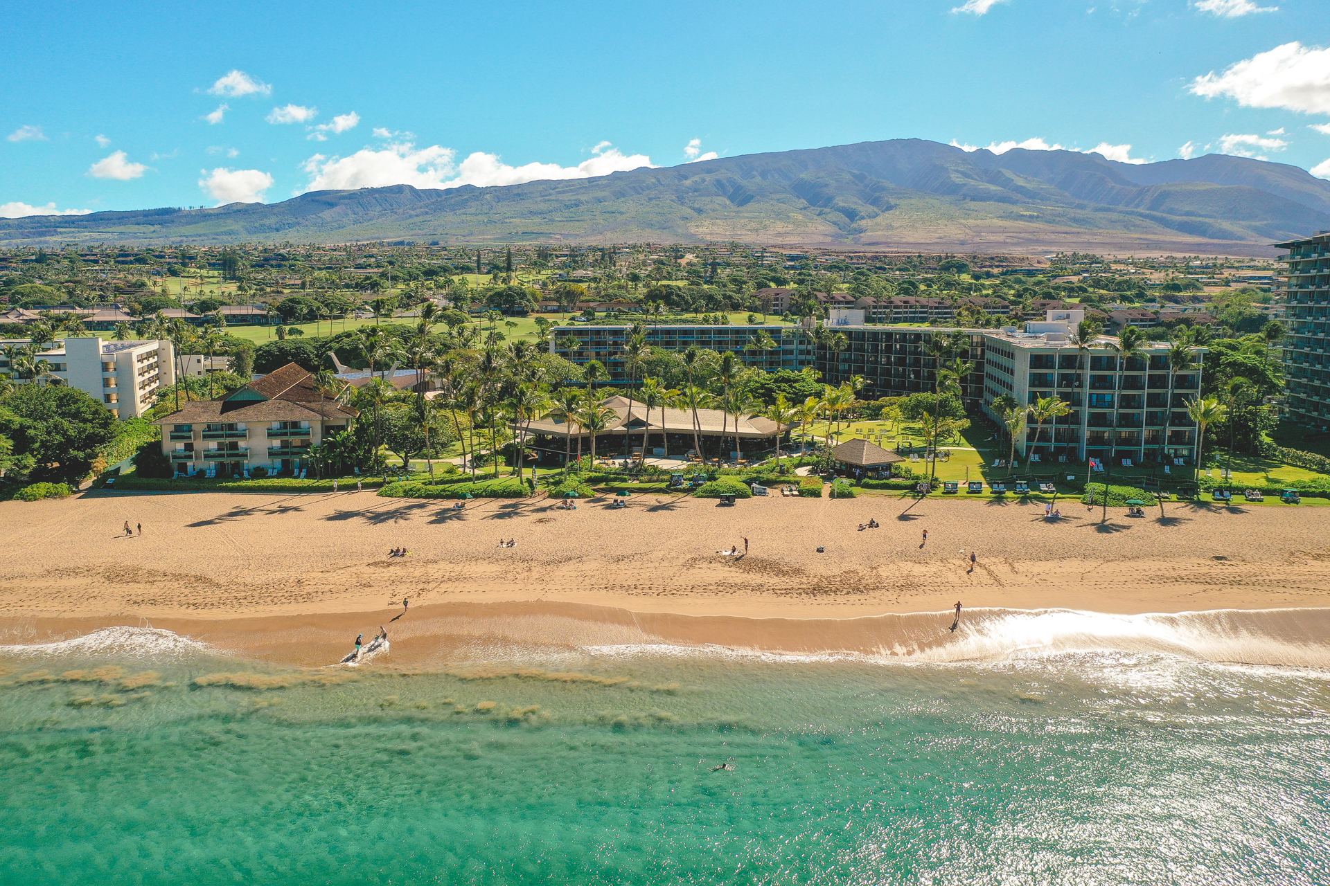 Outrigger Kaanapali Beach Hotel aerial