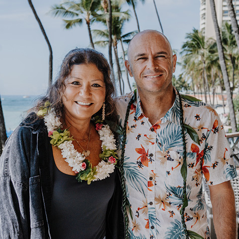Shane Dorian and Tammy Moniz - Surfers In Residence - Outrigger Waikiki Beach Resort