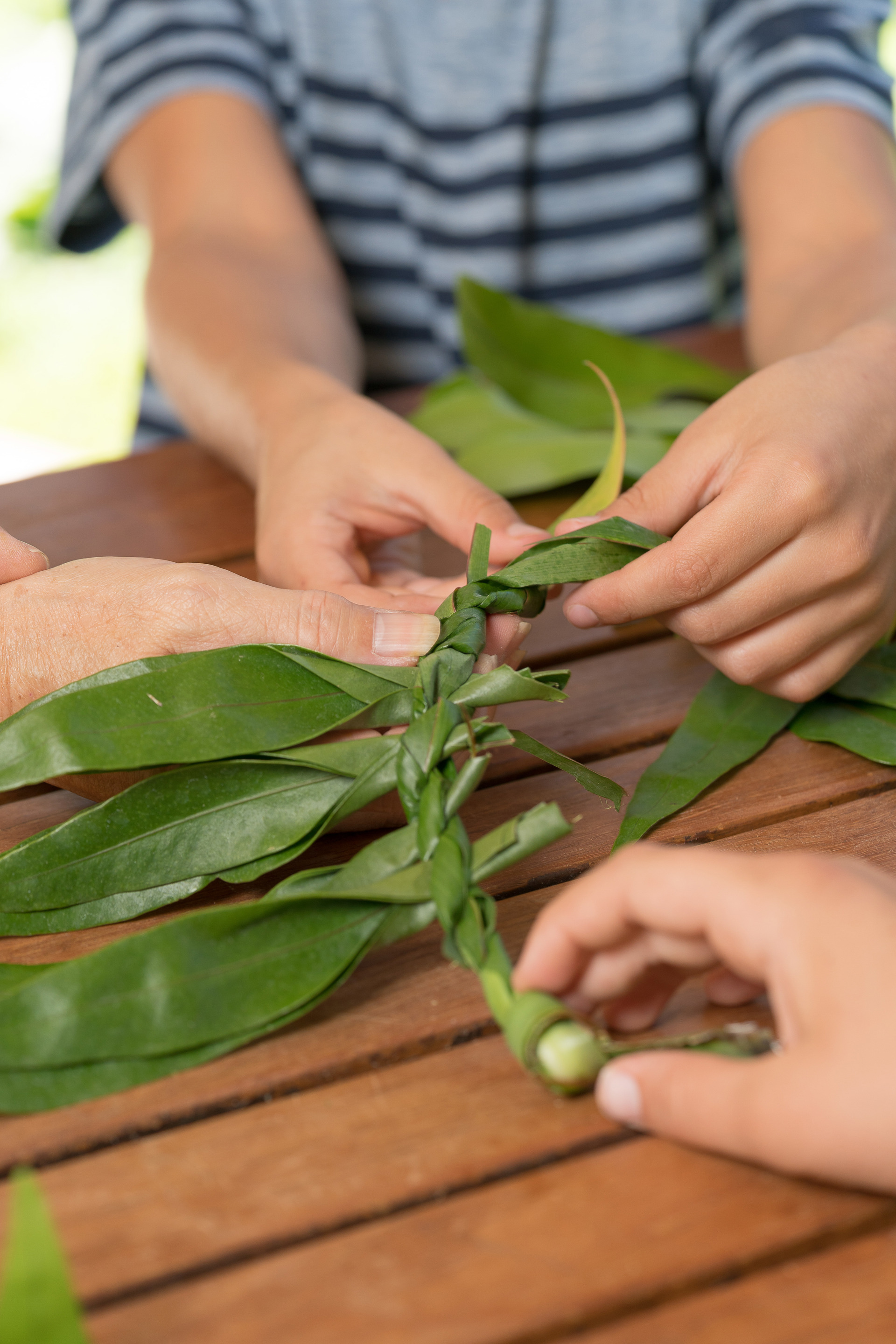 Lei making