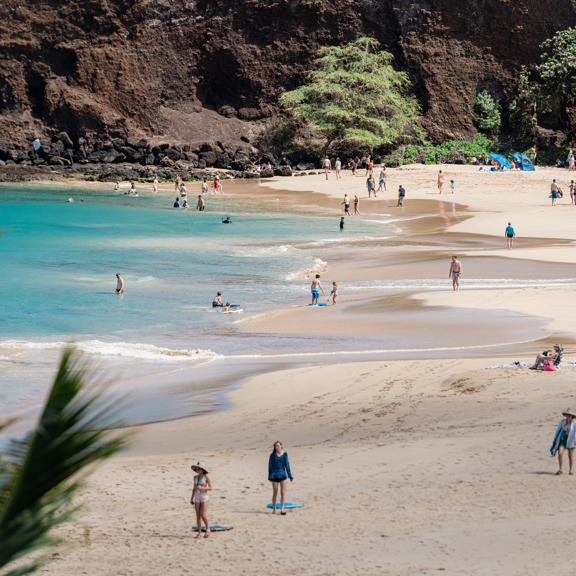 Randonnée dans la Grande île d'Hawaï