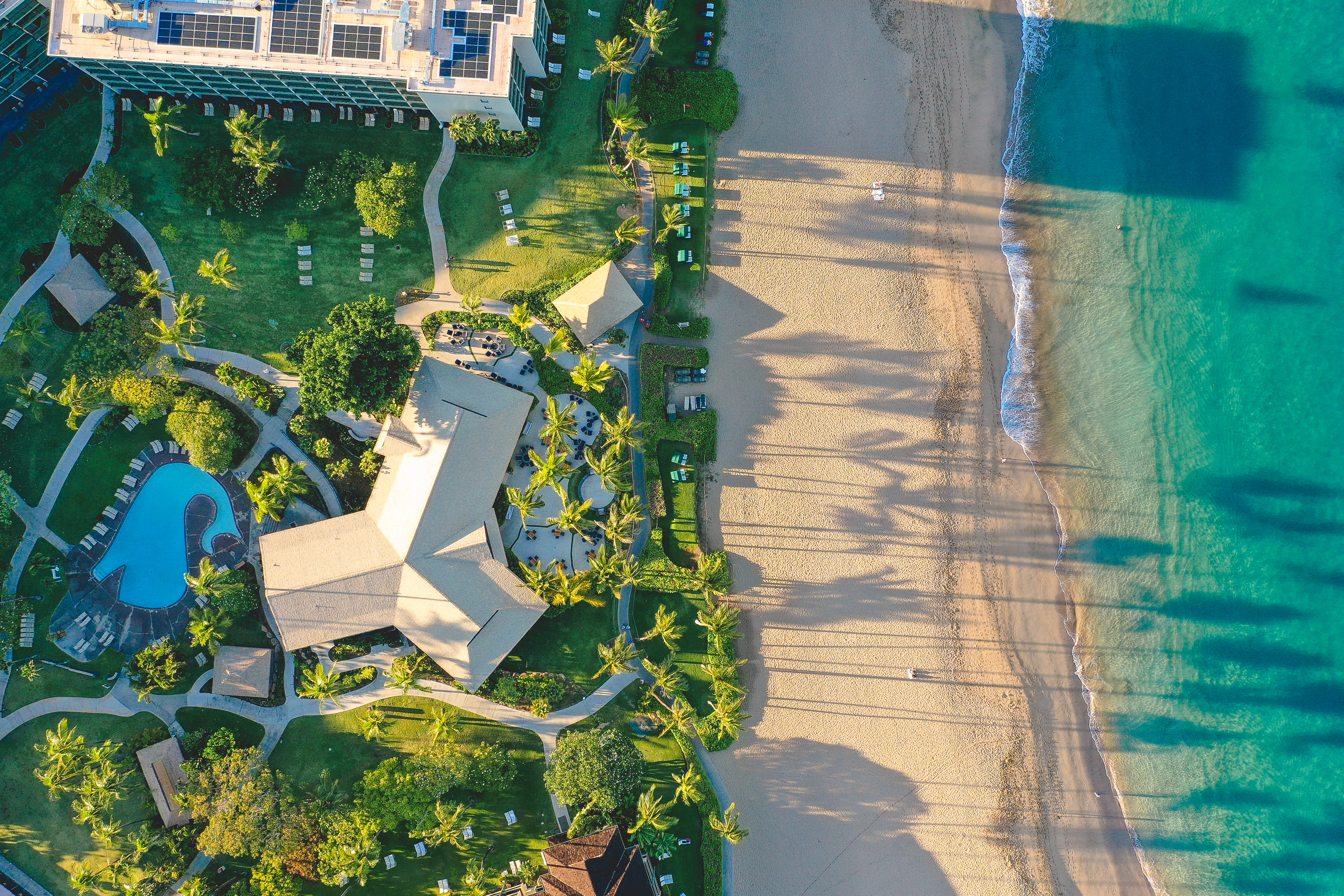 Vue aérienne de l'OUTRIGGER Kā'anapali Beach Resort