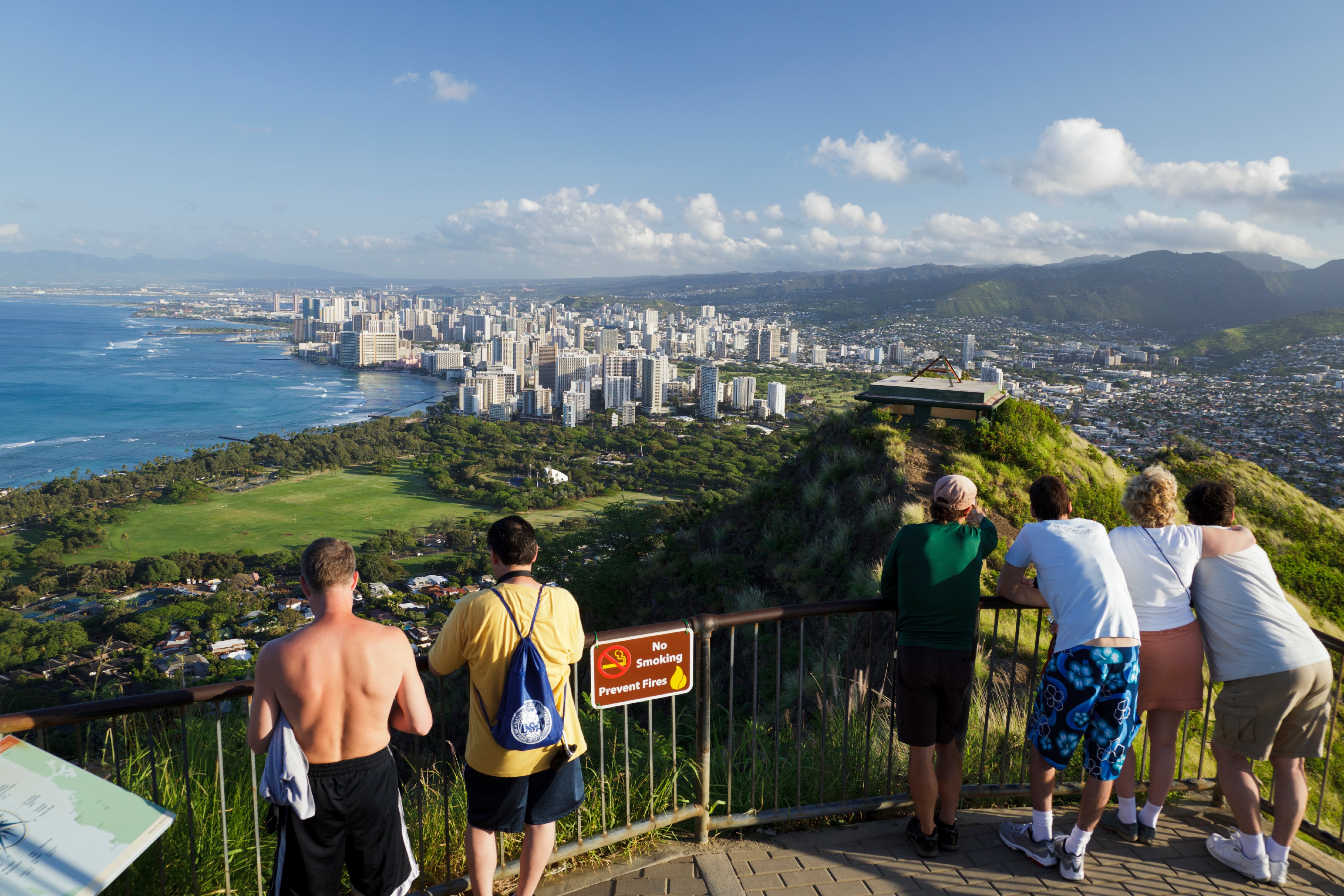 Vue depuis le sommet de Diamond Head