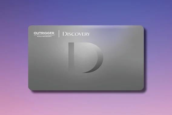 Platinum Level Outrigger DISCOVERY membership card