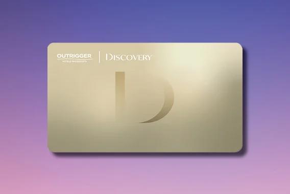 Gold Level Outrigger DISCOVERY membership card